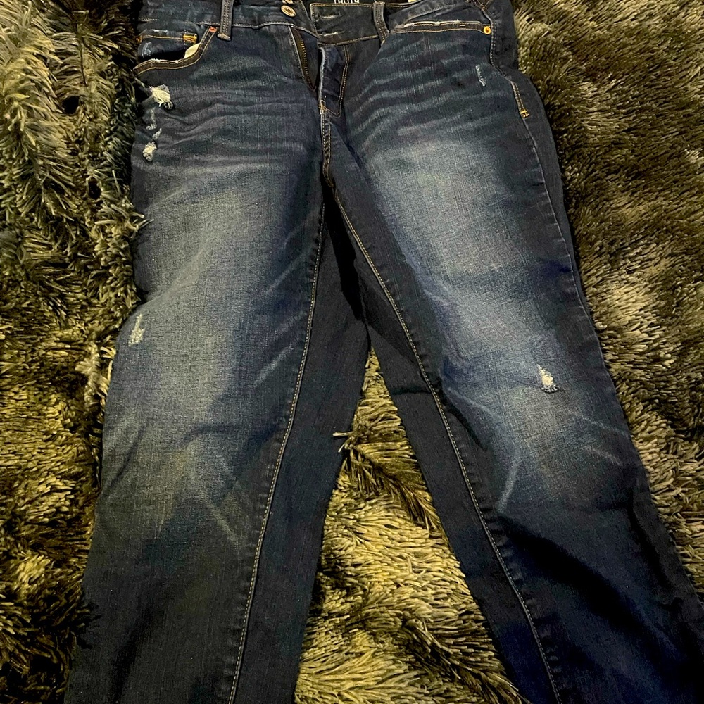 Time and tru crop skinny jeans